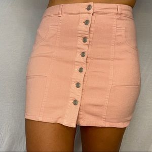 PINK MINI SKIRT